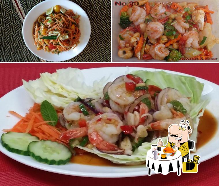 Food at Tasty Thai Takeaway