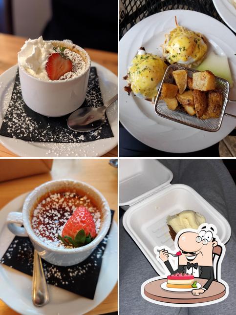 The Farmhouse Restaurant sert une sélection de desserts