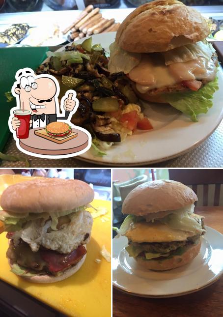 Order a burger at Star Café Lewisham