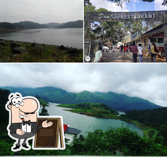 Enjoy the view outside Dam View Restaurant
