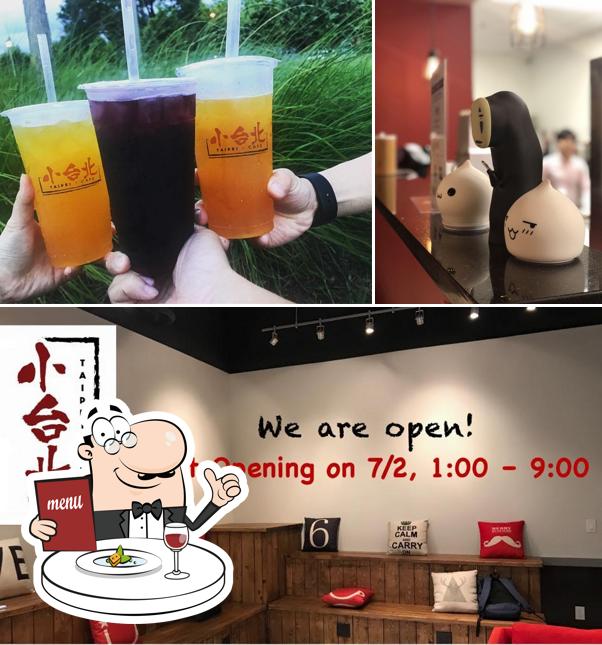 This is the photo showing food and interior at Taipei Cafe