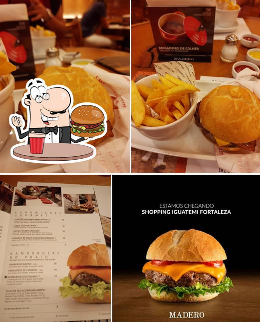Os hambúrgueres do Madero Steak House Iguatemi Bosque irão saciar uma variedade de gostos