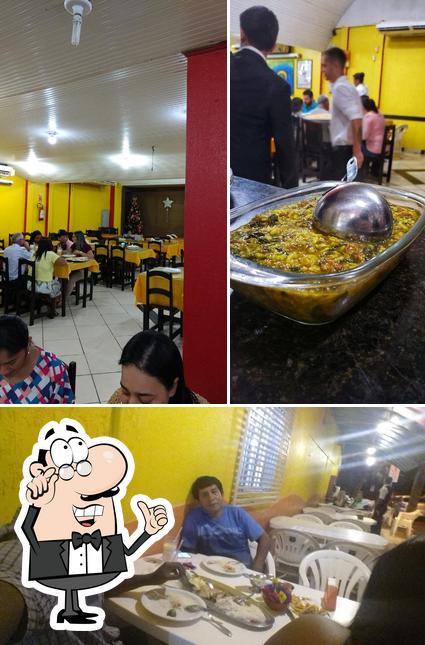 O interior do Aprincesinha Churrascaria E Pizzaria