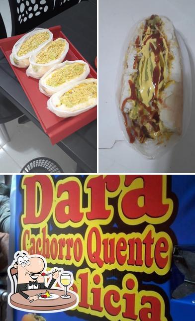 Comida em Dara Cachorro Quente K’Delicia