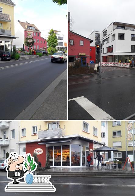 L'extérieur de Dölgers Handwerksbackstube - Bäckerei - Konditorei - Café - Gastronomie