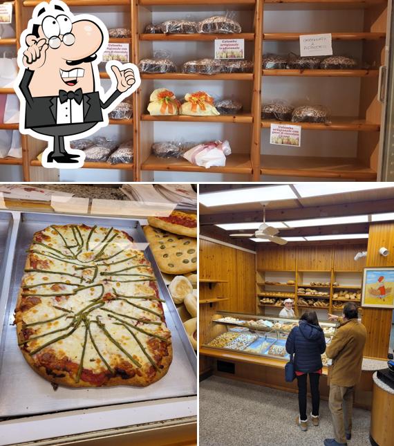 La immagine di interni e pizza da La Fornarina Del Carletto Snc