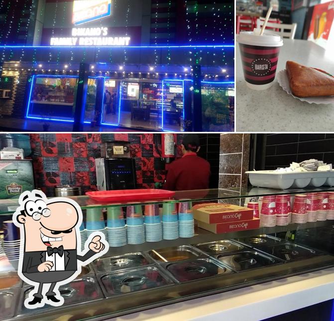 Among various things one can find interior and food at Bikano Family Restaurant / Bikanervala ( Magic Food Zone)