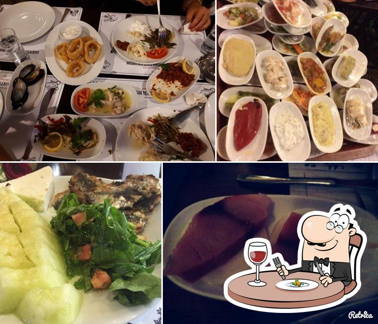 Еда в "Hamsi Pub Et & Balık"