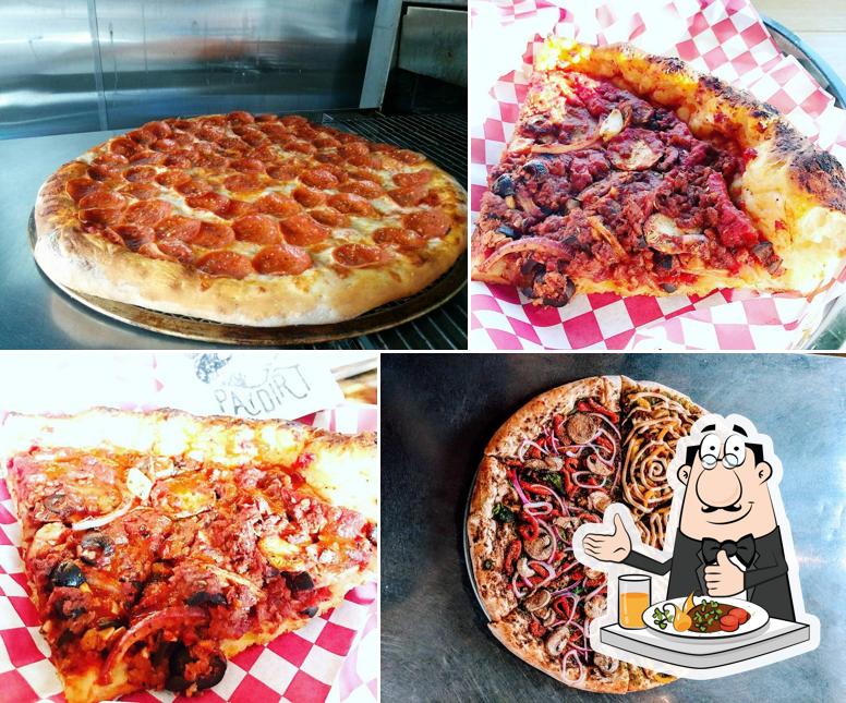 Platos en Slice Pizza Company