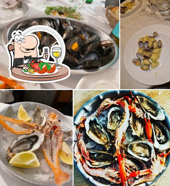 Ordina la cucina di mare a Blu Marino