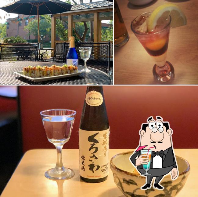 Akai Hana Japanese Restaurant is distinguished by drink and exterior