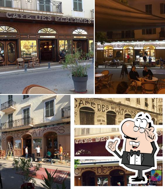 Café Les Platanes, L'ÎleRousse Opiniones del restaurante