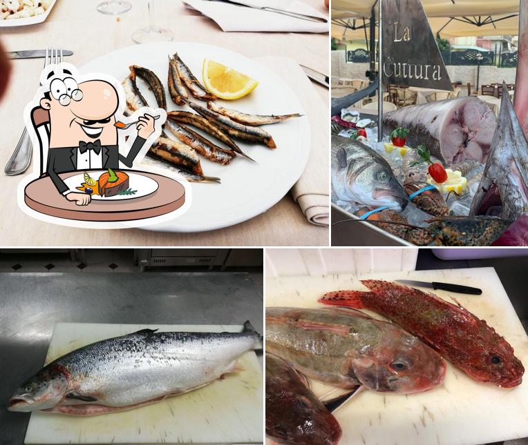 RISTORANTE PIZZERIA "LA CUTTURA" offre un'ampia varietà di pasti a base di pesce