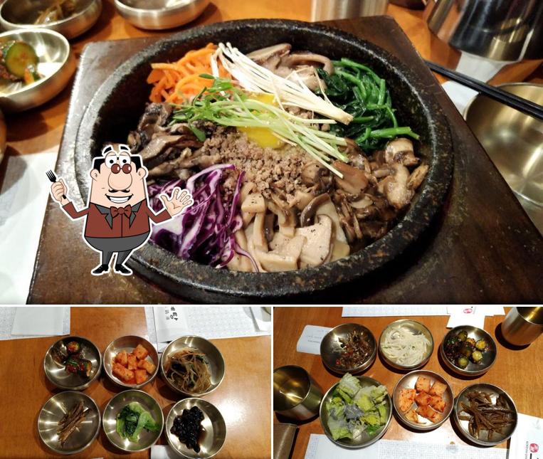 Еда в "KoSam Korean Restaurant & Bar"