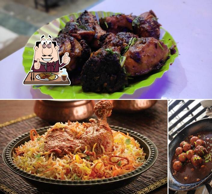 Try out meat meals at No1 Hyderabadi Biryani Cafe and Caterers