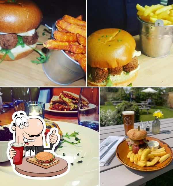 Treat yourself to a burger at The King William Ⅳ Pub