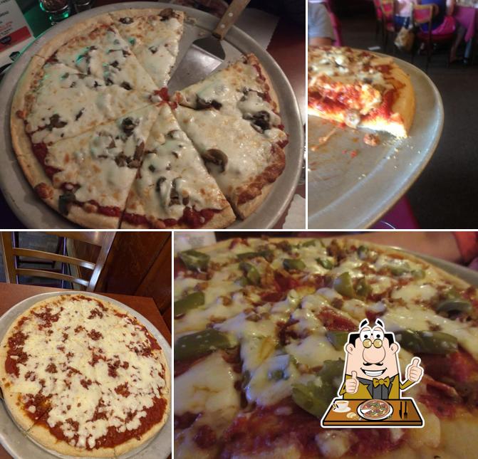 Try out pizza at Arnie's Restaurant