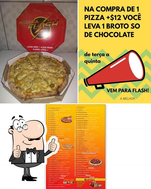 Look at the pic of Pizzaria Flash