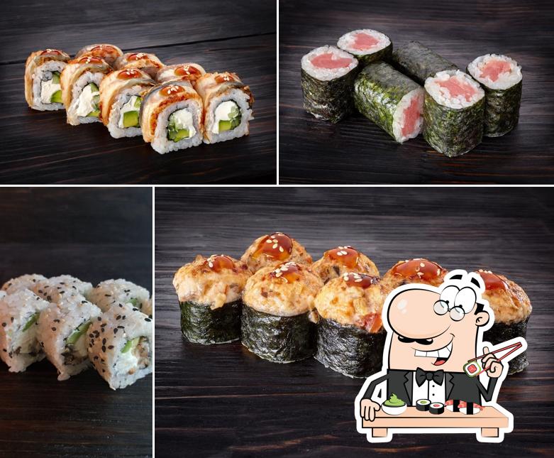 Prenez de nombreuses options de sushi