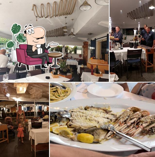 Gli interni di Restoran "Primorska Koliba"