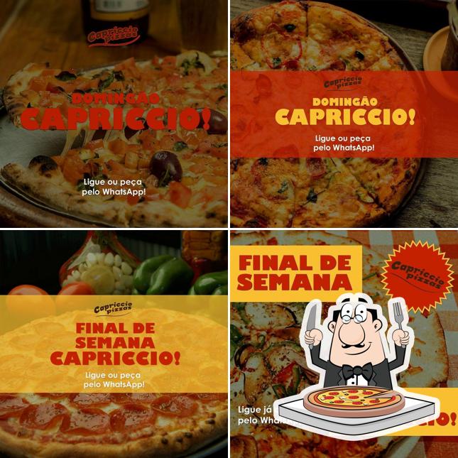 Pick different types of pizza