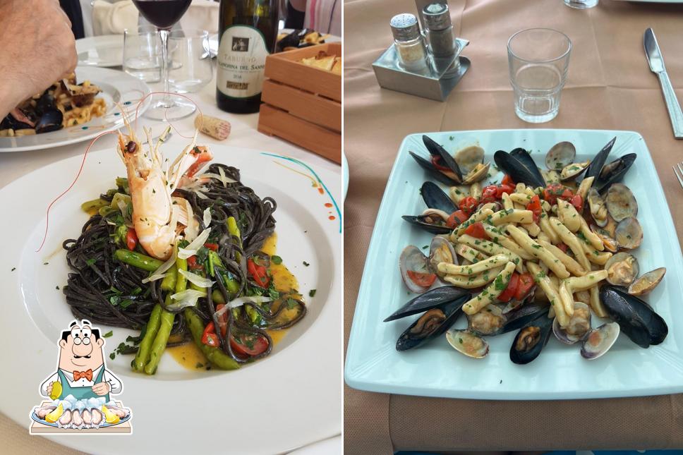 Prenditi tra i molti prodotti di cucina di mare proposti a La Marinella