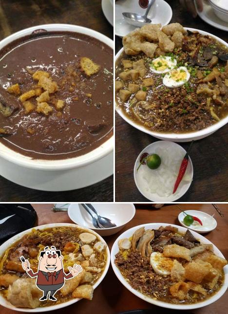 Food at Andy's Famous Batangas Lomi & Bulalo