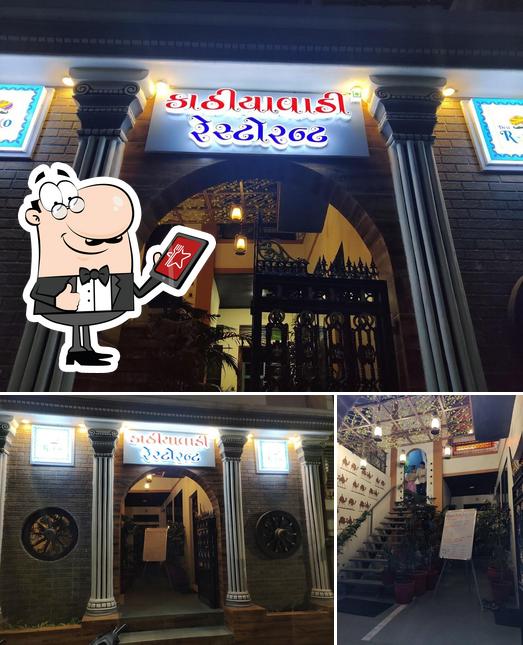 The exterior of Desi Rotlo - Kathiyawadi Restaurant in Vadodara