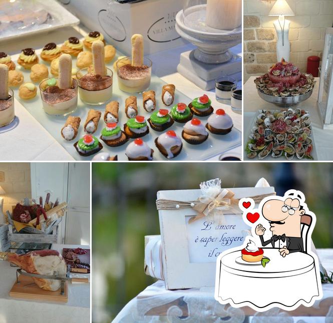 Villa Madama Wedding & Events serve un'ampia varietà di dolci