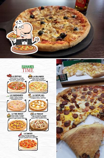 Choisissez des pizzas à Pizza Time Goussainville