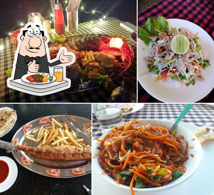 Food at Mario's Beach Shack