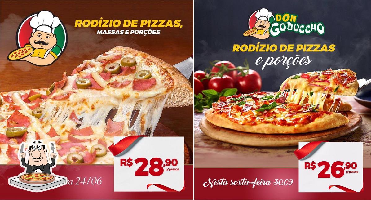 Peça diversos tipos de pizza