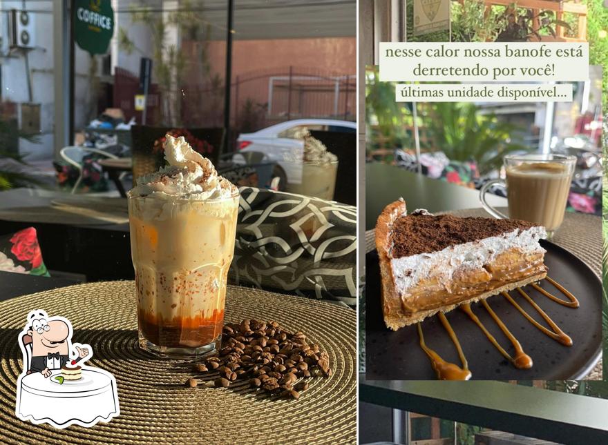 Coffice Cafeteria offers a selection of sweet dishes