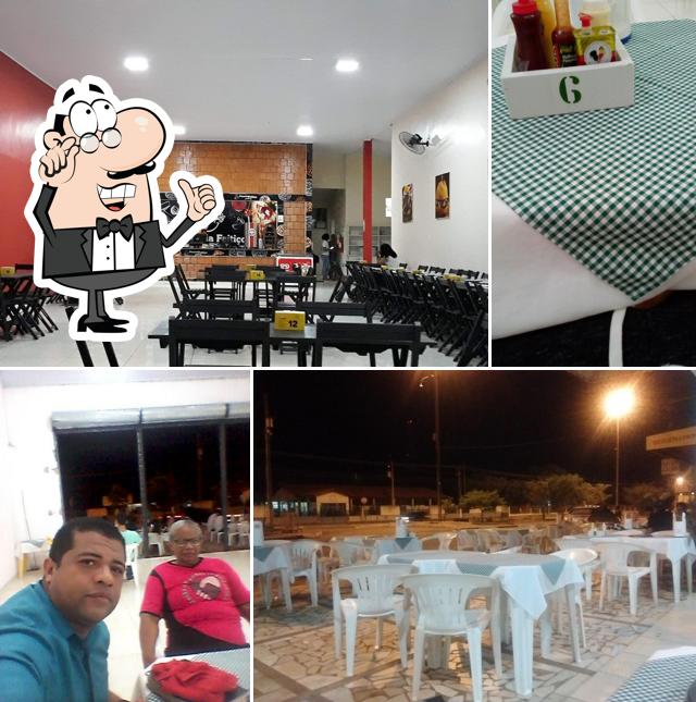 Veja imagens do interior do Pizzaria Feitiço