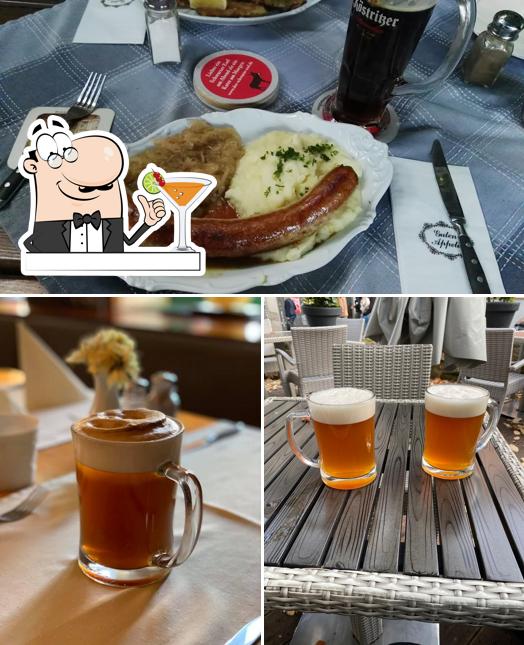 Parmi les différentes choses de la boire et la intérieur, une personne peut trouver sur Sächsischer Hof