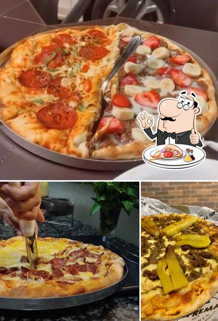 Peça diversos tipos de pizza