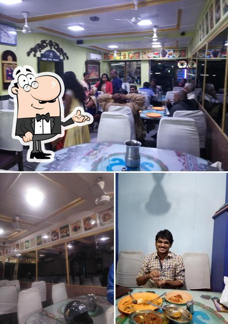 The interior of Shree Durga Restaurant