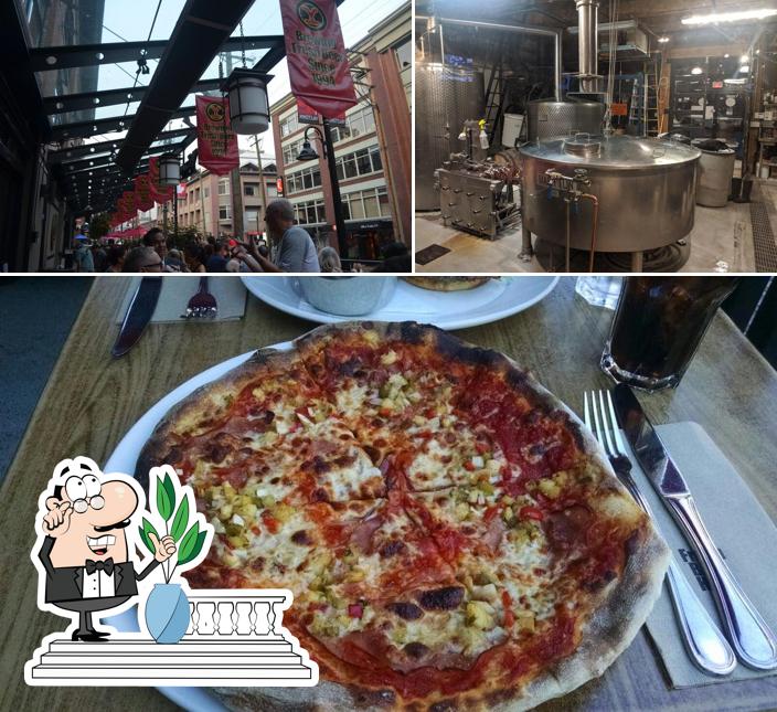 Bar & Co se distingue par sa extérieur et pizza