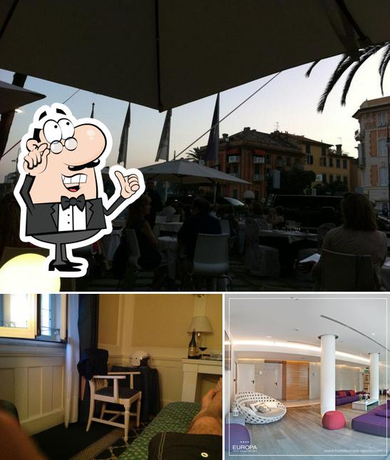 La immagine di interni e cibo da Plinioriviera