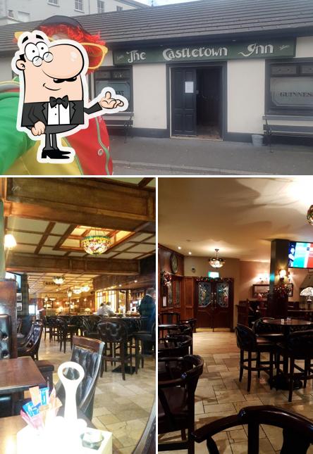 Take a look at the picture showing interior and exterior at The Castletown Inn