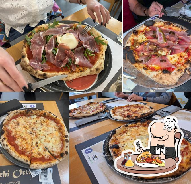 A Ristorante Pizzeria agli Antichi Orti, puoi assaggiare una bella pizza