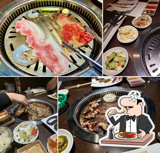 Khan Korean BBQ in El Centro Restaurant menu and reviews