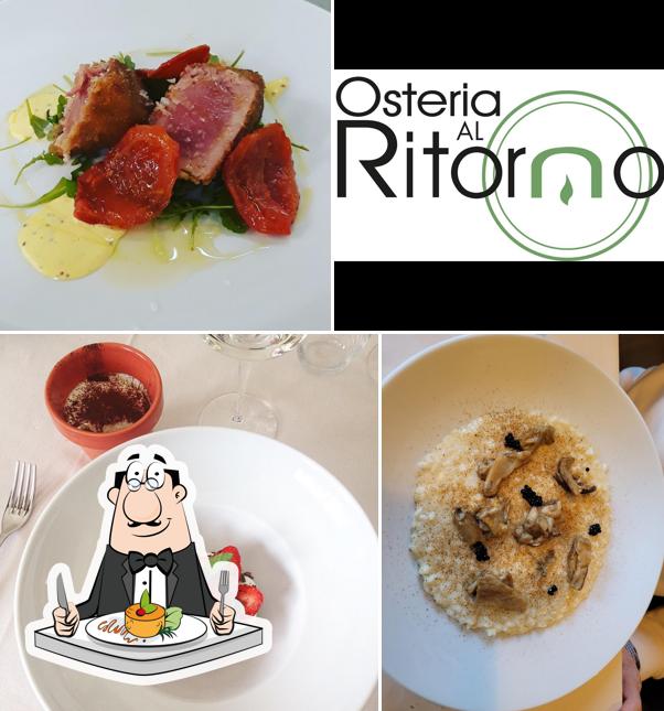 Platti al Osteria al Ritorno