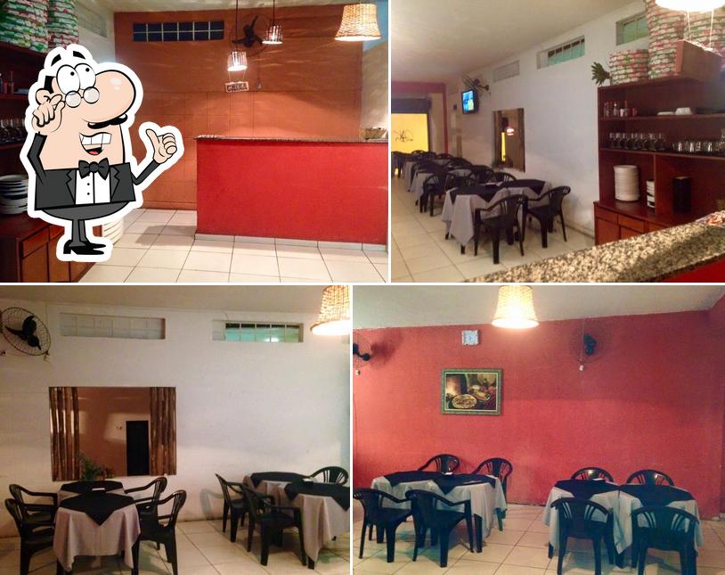 O interior do Caza Di Pizza Senador Canedo GO