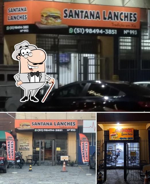O exterior do Santana Lanches - O melhor xis tradicional de POA - 37 anos de tradição