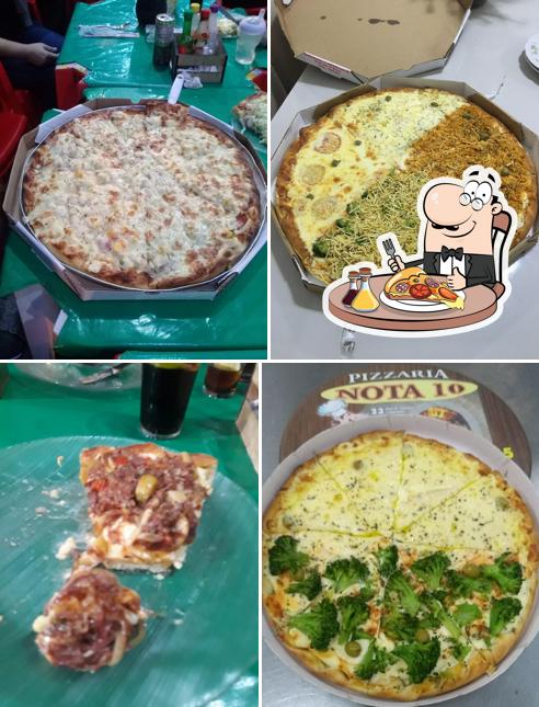 Experimente pizza no Nota 10