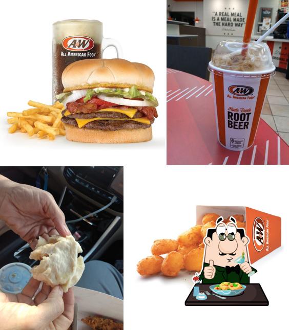 Meals at A&W Restaurant