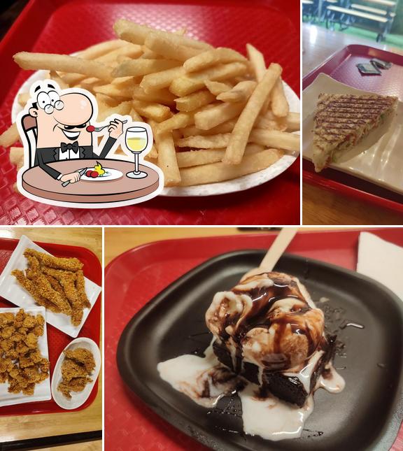 Food at Honey Bees Restaurant