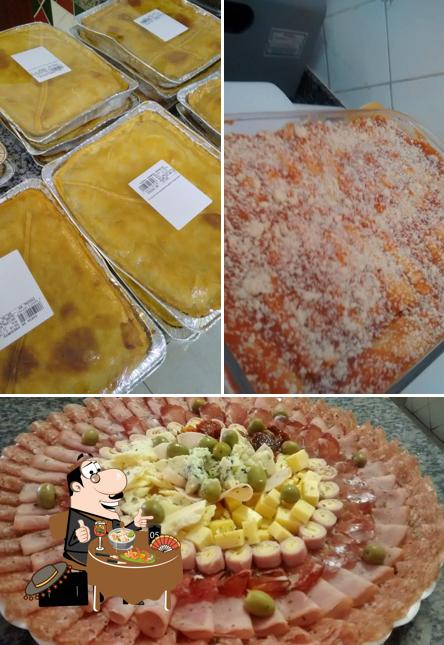 Comida em Pizza Pré-Assada