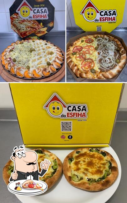 Escolha pizza no Casa da esfiha- vila Marcondes